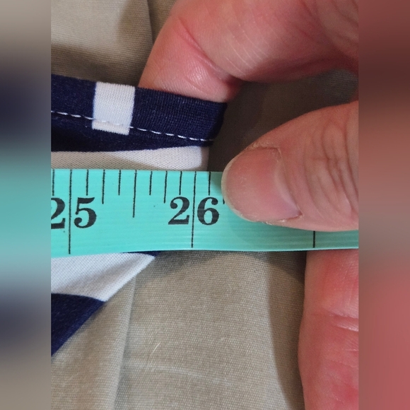 ☀️2/$10☀️Striped Navy and White Maxi Dress - Picture 7 of 8